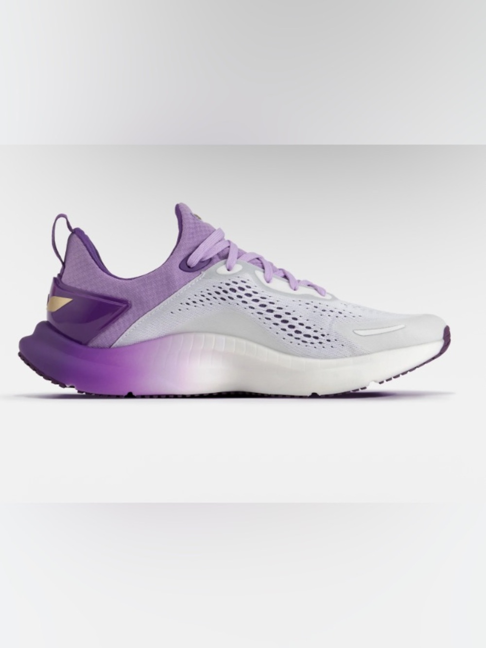Unitus Fortra Sneakers White/Royal Purple-Metallic Gold NWT MSRP $130